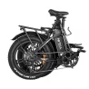 Vitilan U7 2.0 Foldable Electric Bike, 20*4.0-inch Fat Tire, 750W Motor, 48V 20Ah Removable LG Lithium Battery - Black