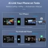 Ownice T3 Draadloze Auto Ai Box voor Tesla, Dual WiFi, Ondersteuning CarPlay / AirPlay / Android Auto / MiraCast - Blauw