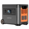 LANPWR Portable Power Station, 2160Wh LifePo4 Solar Generator, 2500W AC Output, 15W Wireless Charging, 14 Ausgänge