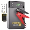 VTOMAN X1 Jump Starter met 100PSI Luchtcompressor, 12V Lithium Accu Jump Box, 400 Lumen LED - Zwart