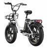 ENGWE L20 20*4.0 Inch Mountain Tire Electric Bike, 250W Motor, 25km/h Max Speed, 48V 13Ah Battery - White