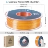 Geeetech Dual Color Silk PLA Filament 1kg - Gold and Copper