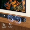 Ultimea Tapio VII 2.1 kabelgebundene Soundbar für TV-Geräte, 190 W 2.1 Soundbar mit Subwoofer, 6 EQ-Modi - Schwarz