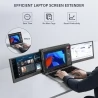 GTMEDIA MATE X Draagbare Dual Screen Monitor Laptop Screen Extender voor 13-15 "Laptop, 11,6 inch IPS-scherm