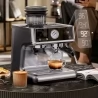 HiBREW H7A Kaffeemaschine Espressomaschine, 20 Bar Druck, Dualboiler, 30 Stufen Mahlwerk – Silber