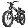 ENGWE X24 Mountain elektrische fiets, 24*4.0 inch dikke band, 50 km/u max snelheid, 1000W motor, 48V 19.2Ah accu - Zwart