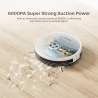 Tesvor S7 Pro AES Robot Vacuum Cleaner with Automatic Empty Station, Mopping Function, 6000Pa Suction - White
