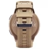 VIRAN W101 Smart horloge voor mannen, 1.43 'AMOLED scherm, bloeddruk SpO2 hartslag slaapmonitor - koffiekleur