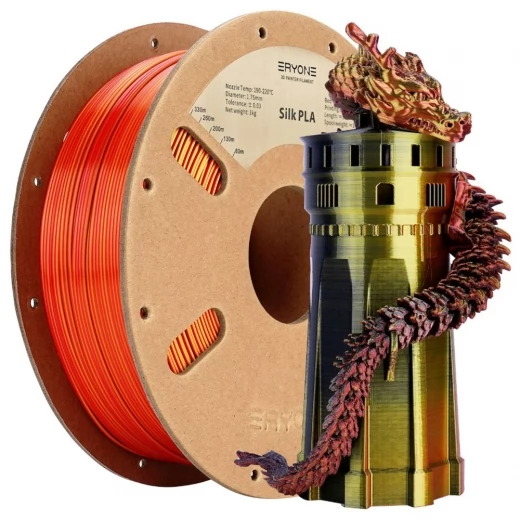 ERYONE Dreifarbiges Seiden-PLA-Filament 1 kg