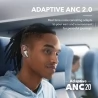 Anker Soundcore Liberty 4 NC Earbuds TWS Headphones, Adaptive ANC 2.0, Bluetooth 5.3, IPX4 Waterproof - White