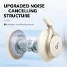 Anker Soundcore Space One Headphones, Active Noise Canceling, App Control, 40 Hours ANC Playtime - White