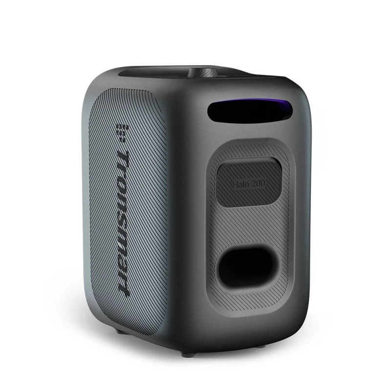 Tronsmart Halo 200 Speaker 120W Karaoke Party Speaker with 3 Way Sound  System, Built-in/Wired Mic, Guitar Input, APP Control