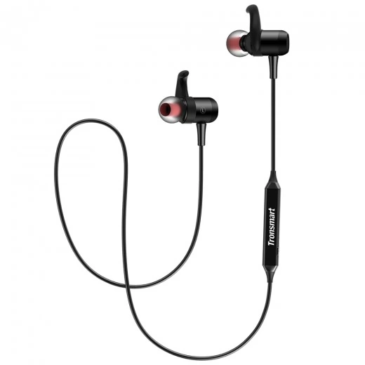 Tronsmart Encore S1 Magnetische Bluetooth  Kopfhörer mit eingebautem Mikrofon, bis zu 10 Stunden Betrieb - Schwarz