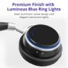 Tronsmart Arc Wireless Bluetooth Kopfhörer mit überragender Klangqualität blaue Ringlichter intuitive Steuerung
