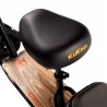KuKirin C1 Pro Elektroroller mit Sitz, 14 Zoll Luftreifen, 500W Motor, 48V 15Ah Akku, 45 km/h Höchstgeschwindigkeit - Schwarz