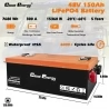 Cloudenergy 48V 150Ah LiFePO4 Tiefenzyklen Akku, 7680Wh, integriertes 300A BMS