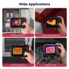 KAIWEETS KTI-K01 warmtebeeldcamera, met Wi-Fi 3,5inch touchscreen, 256x192 resolutie, -4°F tot 1022°F, 2100mAh batterij