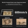 ZBAITU S60 20W Laser Engraver Cutter, 600mm/s Engraving Speed, Air Assist Nozzle, Eye Protection - EU Plug