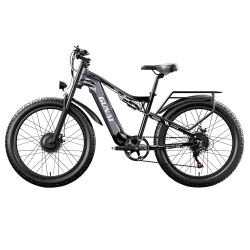 GUNAI GN68 Electric Bike, 2*1000 Motor, 48V 17.5Ah Battery, 26*3.0-inch Fat Tires, 50km/h Max Speed
