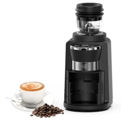HiBREW G3A Kaffeemühle, 40 mm konisches Mahlwerk, Luftgebläse, 31 Mahleinstellungen  - Schwarz