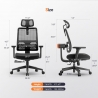 NEWTRAL MAGICH002 Ergonomic Chair+ACGAM ET225E Electric Dual-Motor Ergonomic Height Adjustable Desk Frame Kit