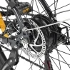 Touroll J1 ST Trekkingrad mit 250W Motor,15.6Ah Akku, 27. Zoll Räder, 100km Reichweite, mechanische Scheibenbremse & E-Brake