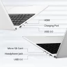 Ninkear N15 Air Laptop, 15,6" 1920*1080 IPS-scherm, Intel N95 Alder Lake-N 4 cores 3.4Ghz, 16GB RAM 512GB SSD