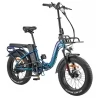 Fafrees F20 Max Foldable Electric Bike, 20*4.0 Inch Fat Tire, 500W Brushless Motor, 48V 22.5Ah Battery - Aurora Green