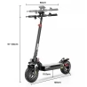iScooter iX3 Foldable Electric Scooter, 10' Off Road Pneumatic Tubeless Tires, 800W Motor, 10Ah Battery, 40km/h Max Speed