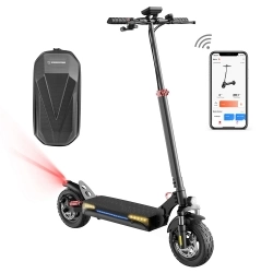 isinwheel M2 opvouwbare elektrische scooter, 800W motor, 48V 12.5Ah batterij, 10-Inches Off-Road band, 45km/h max snelheid