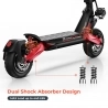 CIRCOOTER R3 Foldable Electric Scooter, 10 Inches Off Road Tire, 800W Motor, 48V 15Ah Battery, 45km/h Max Speed