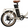 ONESPORT OT16-2 Foldable Electric Bike, 250W Motor, 48V 17Ah Battery, 20*3.0 inch Tires - White