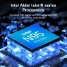 Ninkear N9 Mini PC, Intel N95 4 cores Max 3.40GHz, 8GB RAM 256GB SSD, Type-C (8K) DP 1.4 (8K) HDMI 2.0 (4K) Drievoudig scherm