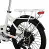 EUROBIKE Cityrun-26 Electric Bike, 26'' Tire, 250W Motor, 36V 10Ah Battery, 25km/h Max Speed - White