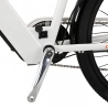 EUROBIKE Cityrun-20 Electric Bike, 20'' Tire, 250W Motor, 36V 10Ah Battery, 25km/h Max Speed - White