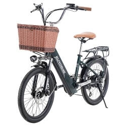 EUROBIKE Cityrun-20 elektrische fiets, 20'' band, 250W motor, 36V 10Ah accu, 25km/h max snelheid - Groen