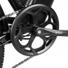 SAMEBIKE RS-A01 Pro elektrische fiets, 500W motor, 36V 15Ah accu, 27,5*2,1-inch band, 32km/h max snelheid - Zwart