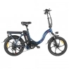 SAMEBIKE CY20 Opvouwbare elektrische fiets, 350W motor, 36V 12Ah accu, 20*2.35-inch band, 32km/h max snelheid - Blauw