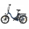 SAMEBIKE CY20 Foldable Electric Bike, 350W Motor, 36V 12Ah Battery, 20*2.35-inch Tire, 32km/h Max Speed - Blue