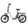SAMEBIKE CY20 Foldable Electric Bike, 350W Motor, 36V 12Ah Battery, 20*2.35-inch Tire, 32km/h Max Speed - White