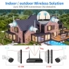 Hiseeu WiFi Security Camera System, 10CH NVR, 5MP HD Video, 24/7 Time Record, Color Night Vision