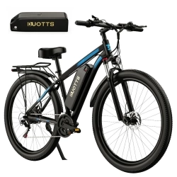 DUOTTS C29 Electric Bike with Rear Rack, 750W, 48V 30Ah Battery (15Ah+15Ah Dual Battery)