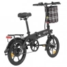 DYU A1F Pro Foldable Electric Bike, 250W Motor, 36V 7.5Ah Battery, 16*1.75-inch Tire, 25km/h Max Speed