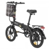 DYU A1F Pro Foldable Electric Bike, 250W Motor, 36V 7.5Ah Battery, 16*1.75-inch Tire, 25km/h Max Speed