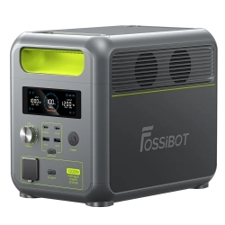 FOSSiBOT F1200 1024Wh 1200W Portable Power Station, Solargenerator mit LFP-Batterie, Aufladung von 0-80% in 49 Minuten