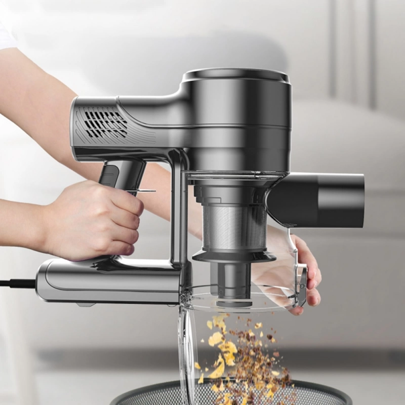 Yikko 3-in-1 Staubsauger – 60KPa Saugkraft, Mit 5 M Kabel, LED-Beleuchtung, Für Teppiche, Böden & Haare