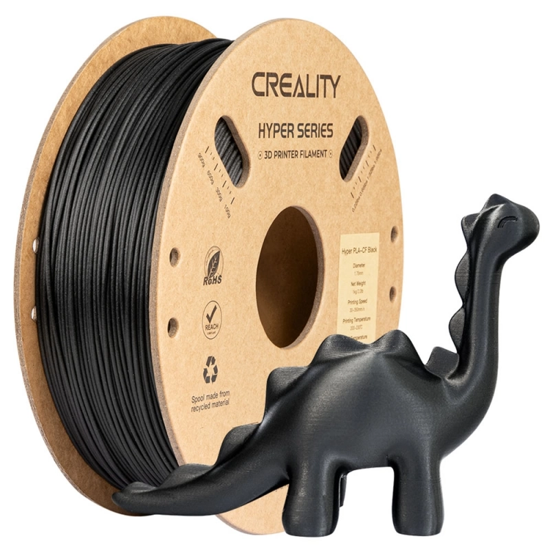 Creality Hyper PLA-CF Filament 1kg - Black - GEEKMAXI.COM