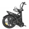SAMEBIKE C05 Pro Faltbares Elektrofahrrad, 500W Motor, 36V 13Ah Akku, 20*4-Zoll-Fettreifen - Schwarz