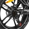 SAMEBIKE C05 Pro Faltbares Elektrofahrrad, 500W Motor, 36V 13Ah Akku, 20*4-Zoll-Fettreifen - Schwarz