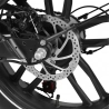 SAMEBIKE C05 Pro Faltbares Elektrofahrrad, 500W Motor, 36V 13Ah Akku, 20*4-Zoll-Fettreifen - Schwarz